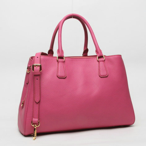 2014 Prada grainy calfskin tote bag BR4743 rosered for sale